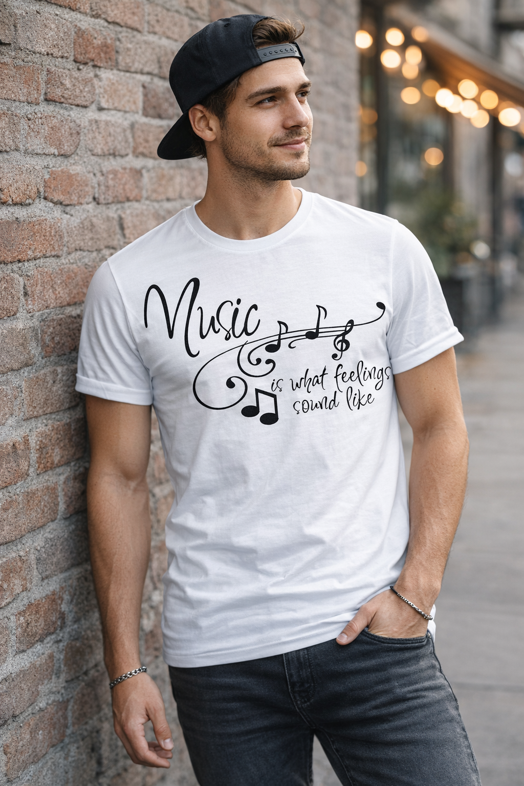Music Quote T-Shirt for Men & Women | Premium Cotton Tee