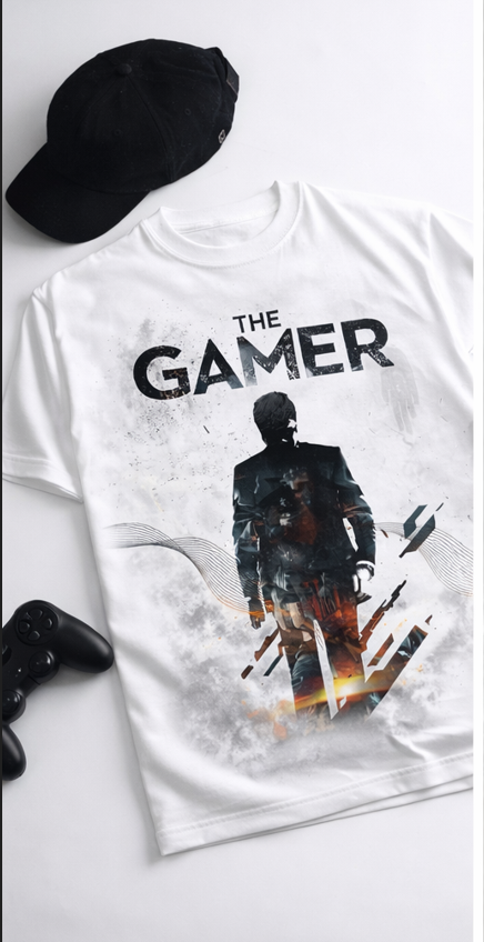 The Gamer Graphic T-Shirt – Premium Gaming Streetwear Tee for Men