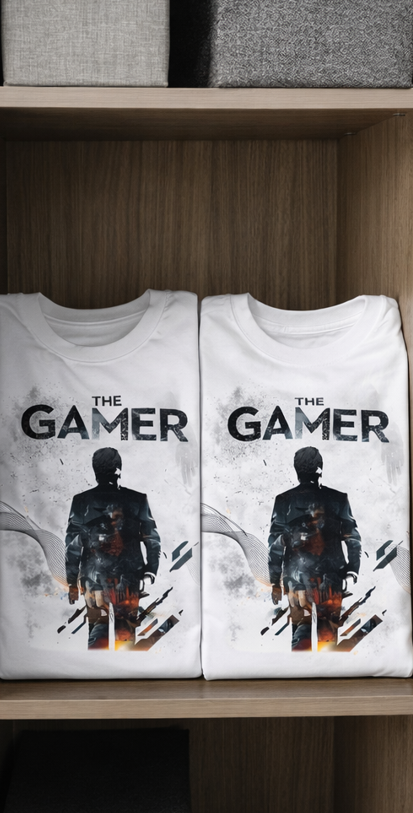 The Gamer Graphic T-Shirt – Premium Gaming Streetwear Tee for Men